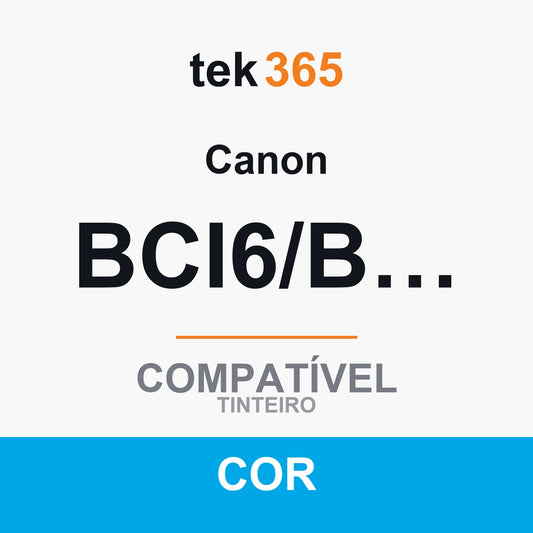 Cartucho de Tinta Compativel Canon BCI6/BCI5/BCI3 Ciano
