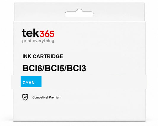 Cartucho de Tinta Compativel Canon BCI6/BCI5/BCI3 Ciano
