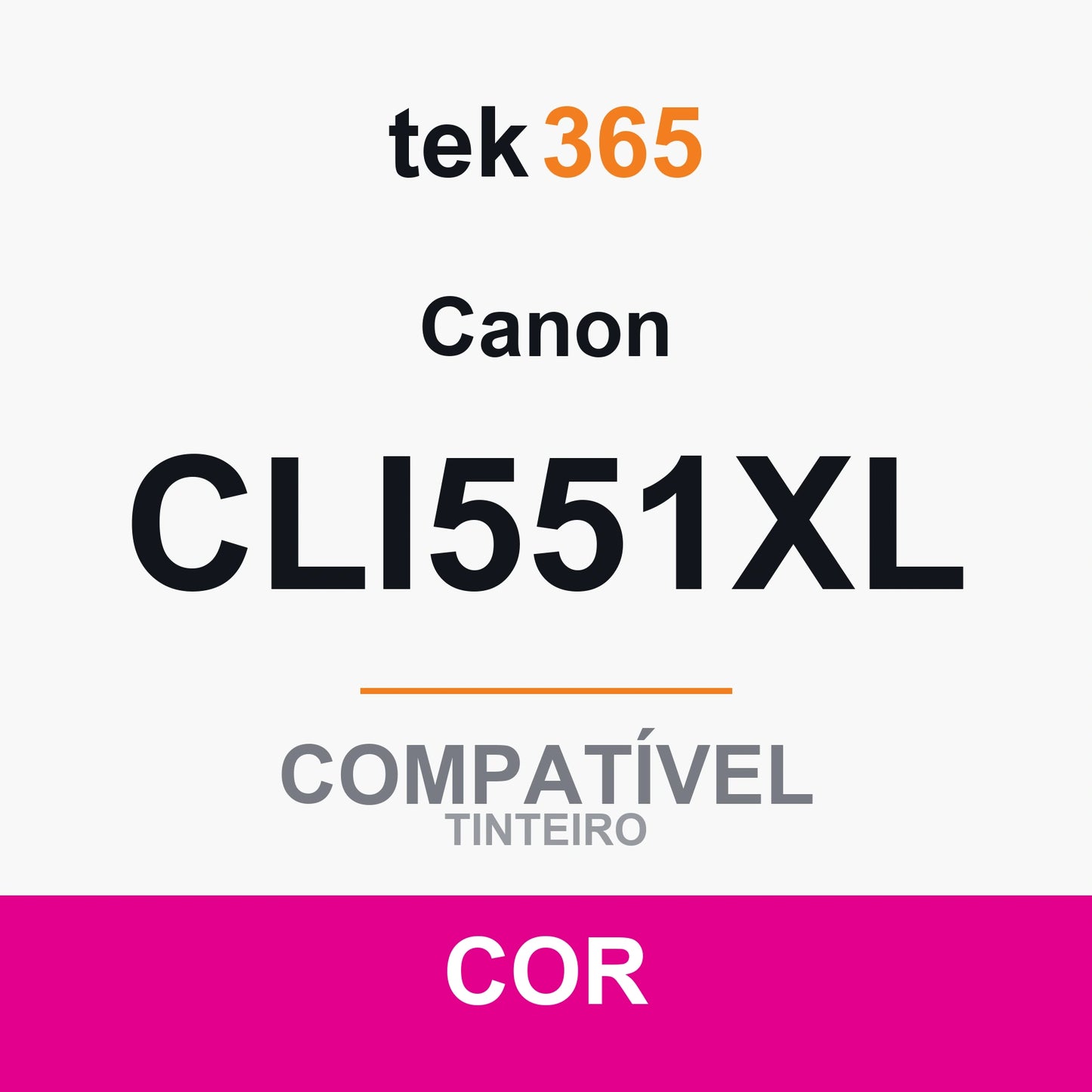 Cartucho de tinta original Canon CLI551 Magenta