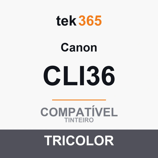 Cartucho de Tinta Compativel Canon CLI36 Preto