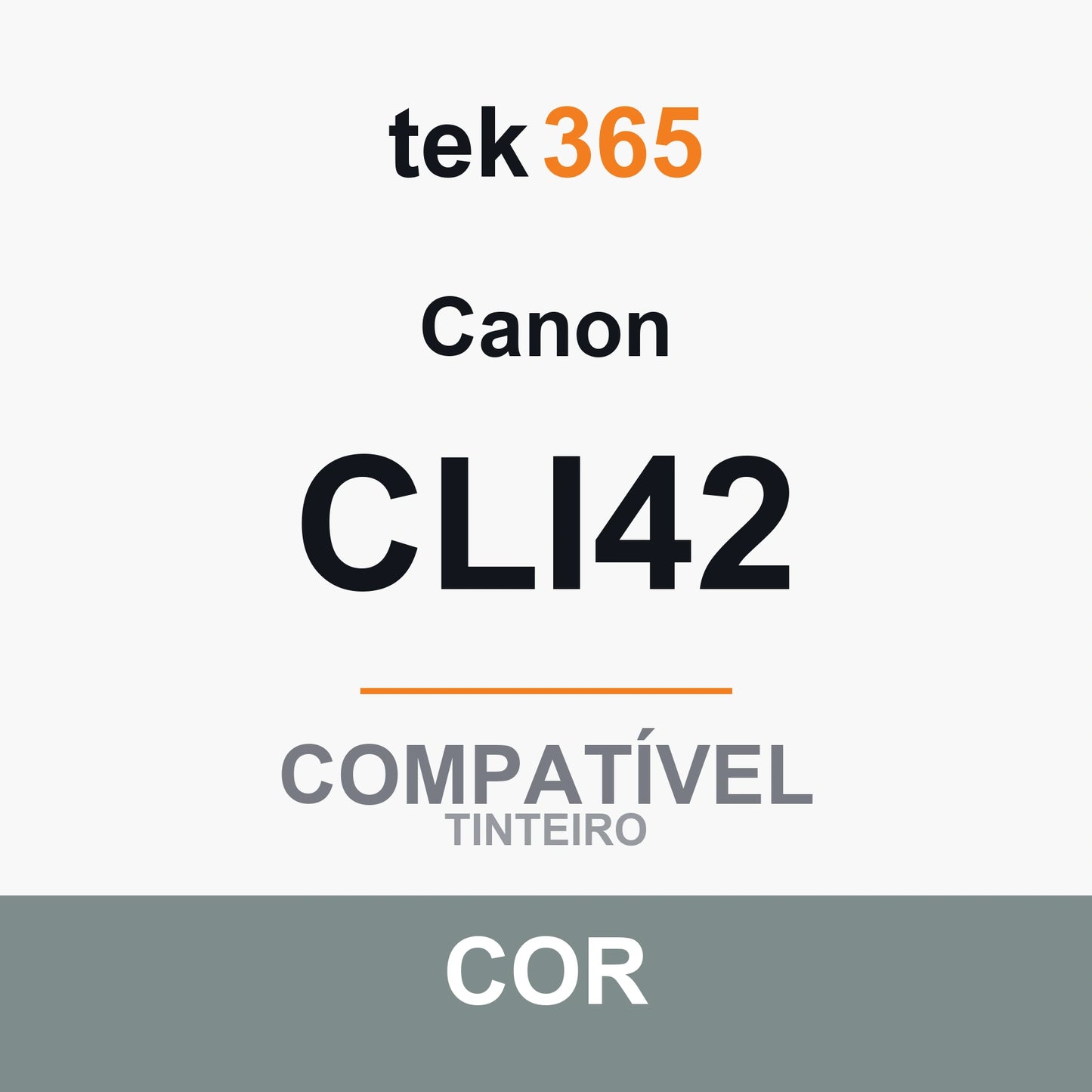 Cartucho de tinta original Canon CLI42 Cinzento Claro