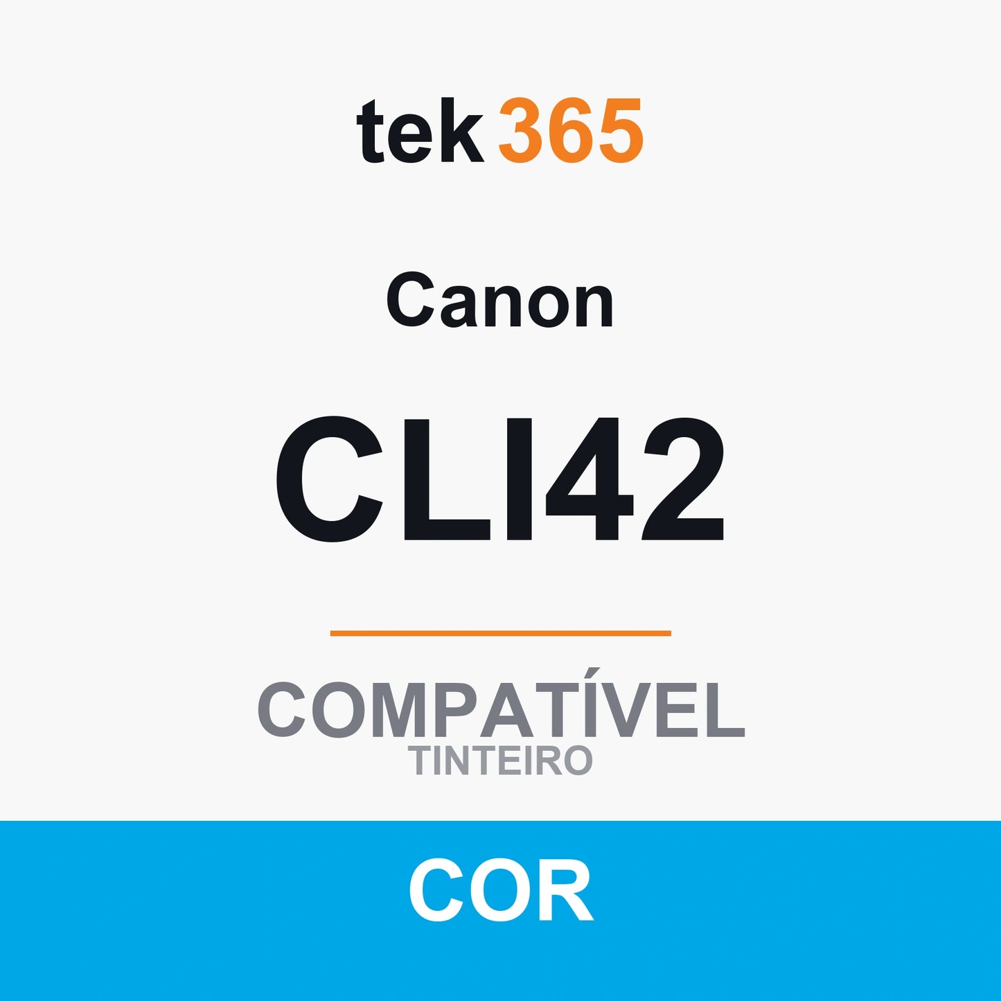 Cartucho de tinta original Canon CLI42 Ciano