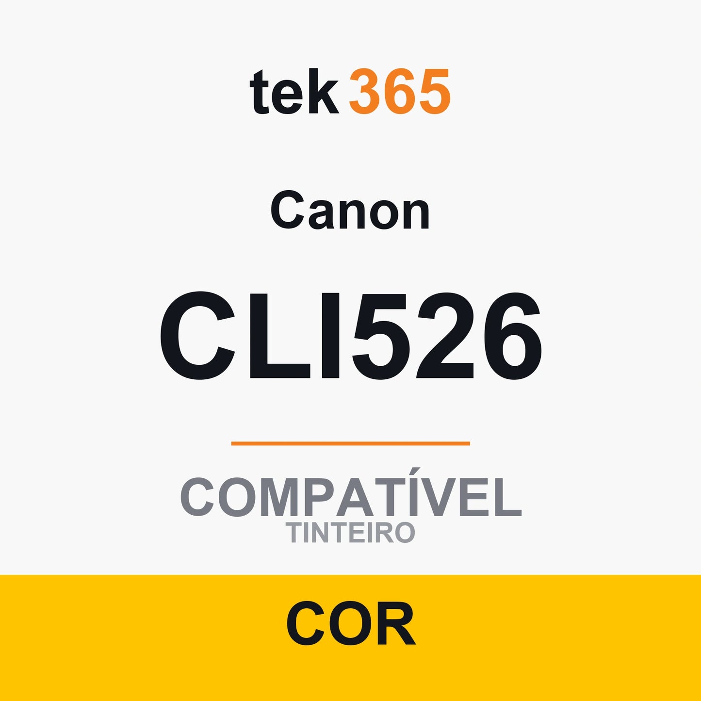 Cartucho de tinta original Canon CLI526 Preto