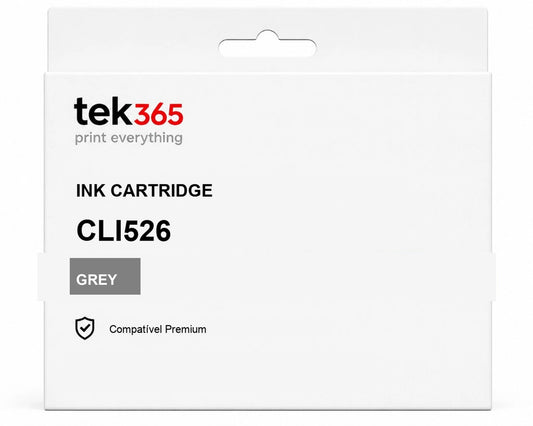 Cartucho de Tinta Compativel Canon CLI526 Cinzento