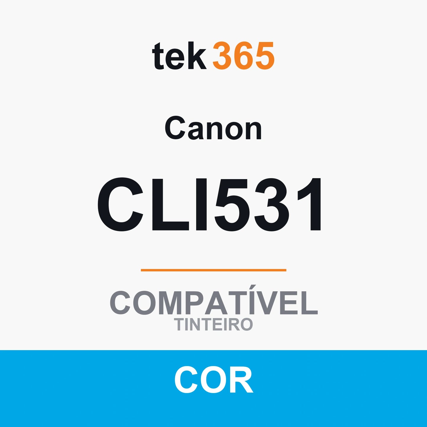 Cartucho de tinta original Canon CLI531 Ciano