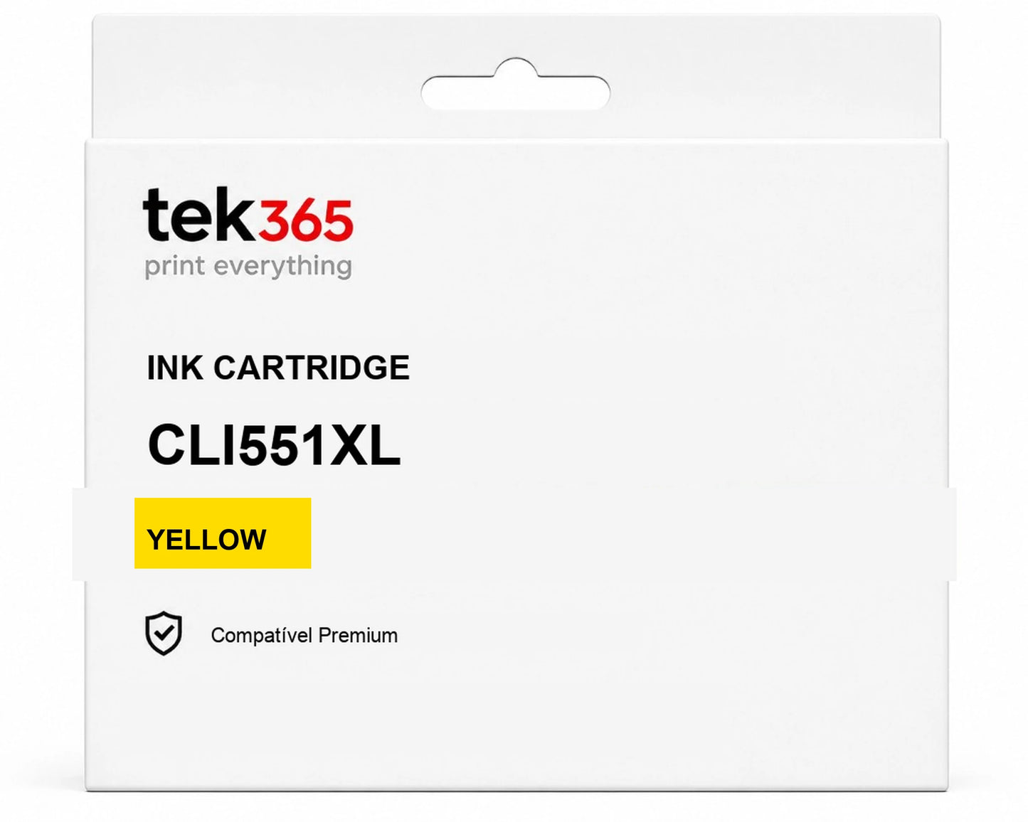 Tinteiro compatível Canon CLI551XL Amarelo