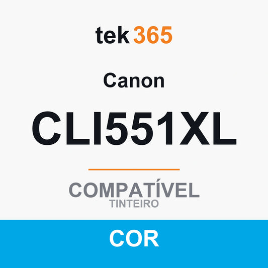 Cartucho de tinta original Canon CLI551XL Ciano