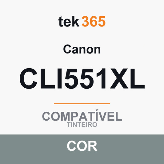 Cartucho de tinta original Canon CLI551 Cinzento