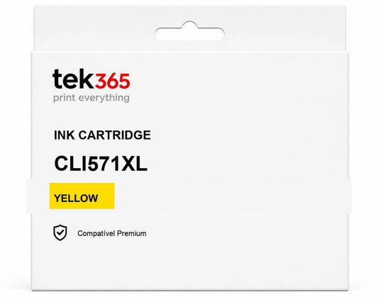 Cartucho de Tinta Compativel Canon CLI571XL Amarelo