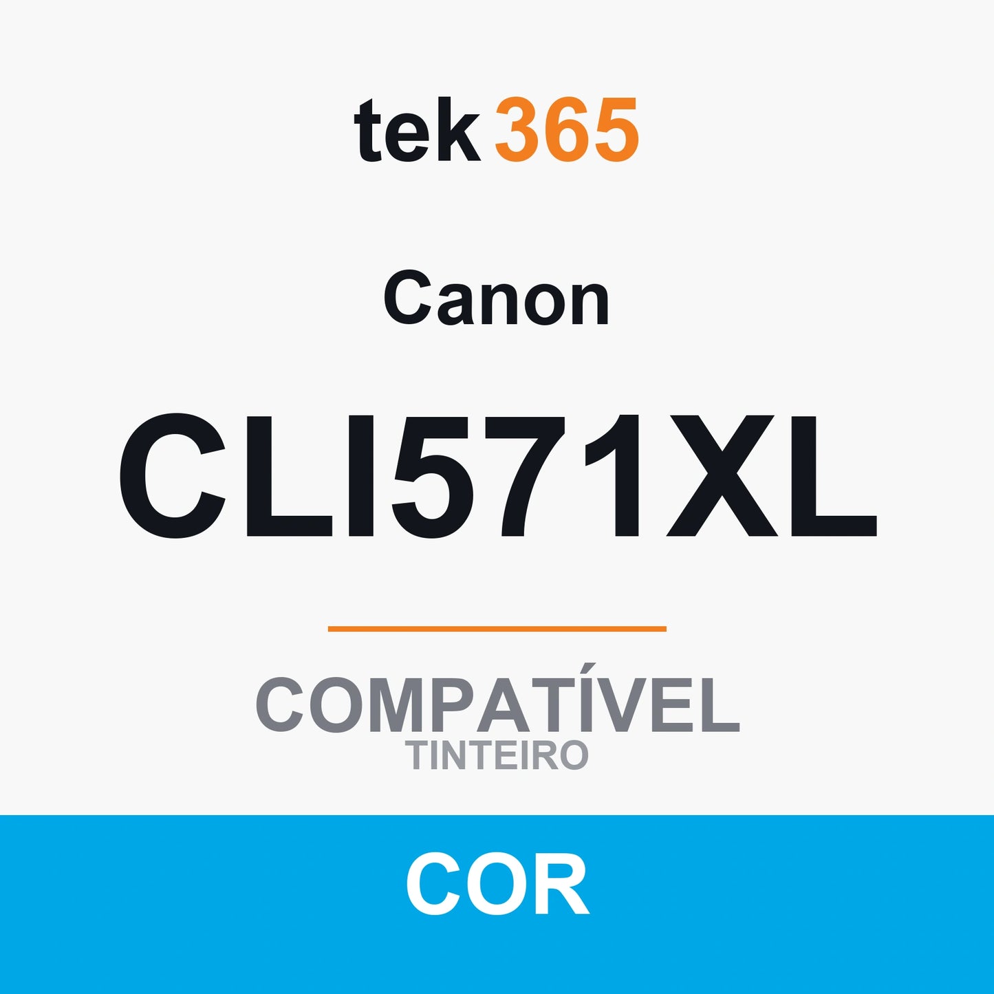 Cartucho de tinta original Canon CLI571 Ciano