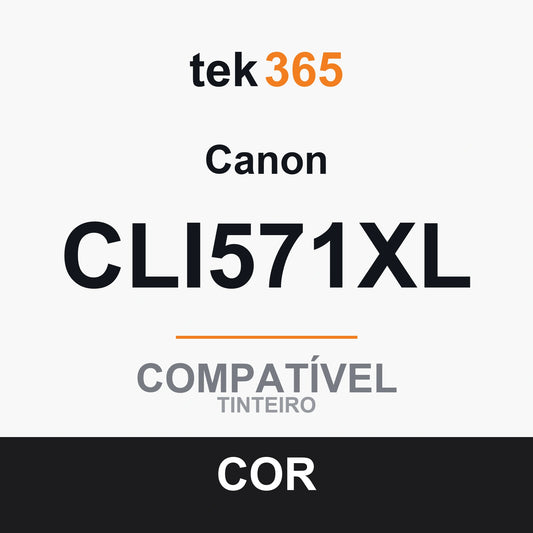 Cartucho de tinta original Canon CLI571XL Preto