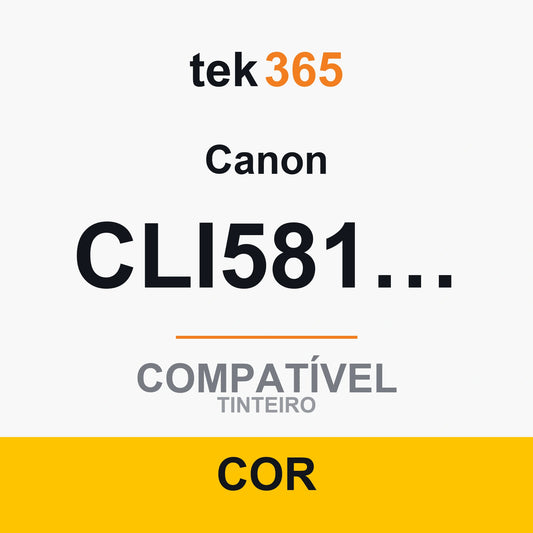 Cartucho de tinta original Canon CLI581 Amarelo