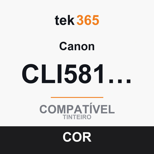 Cartucho de tinta compatível Canon CLI581XXL Azul Fotográfico