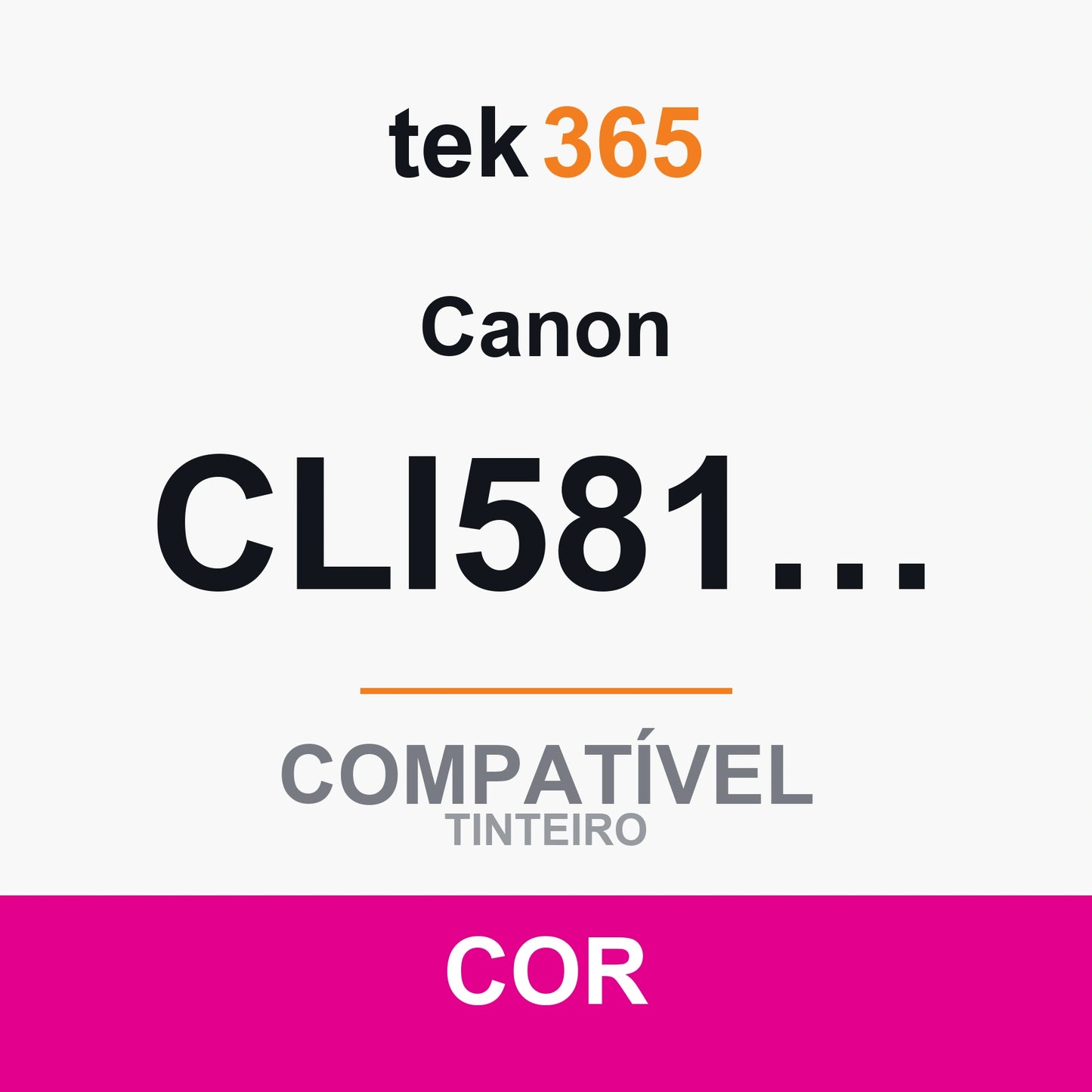 Cartucho de tinta original Canon CLI581XXL Magenta