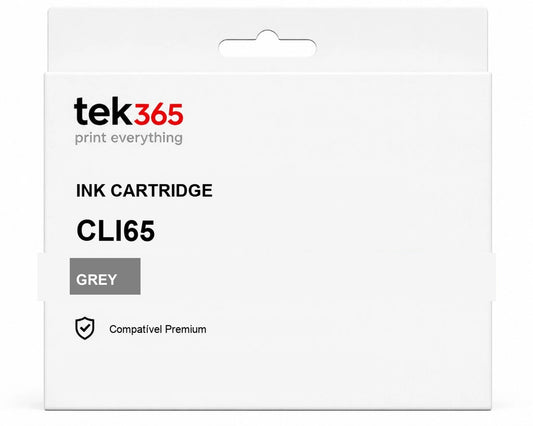 Cartucho de tinta compatível Canon CLI65 Cinzento