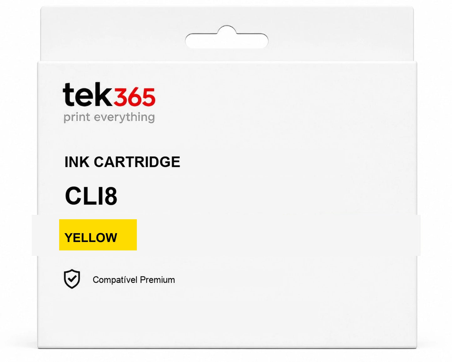 Cartucho de Tinta Compativel Canon CLI8 Amarelo