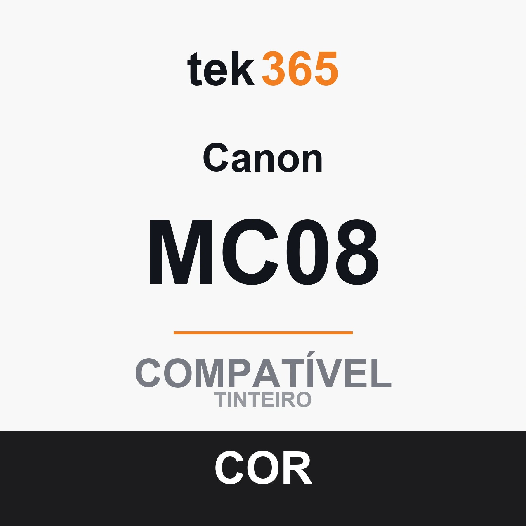 Cartucho de Tinta Compativel Canon MC08 Preto