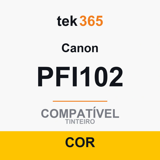 Cartucho de tinta original Canon PFI102 Amarelo