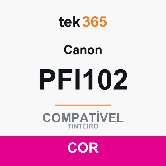 Cartucho de tinta original Canon PFI102 Magenta