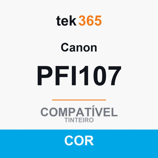 Cartucho de tinta original Canon PFI107 Ciano