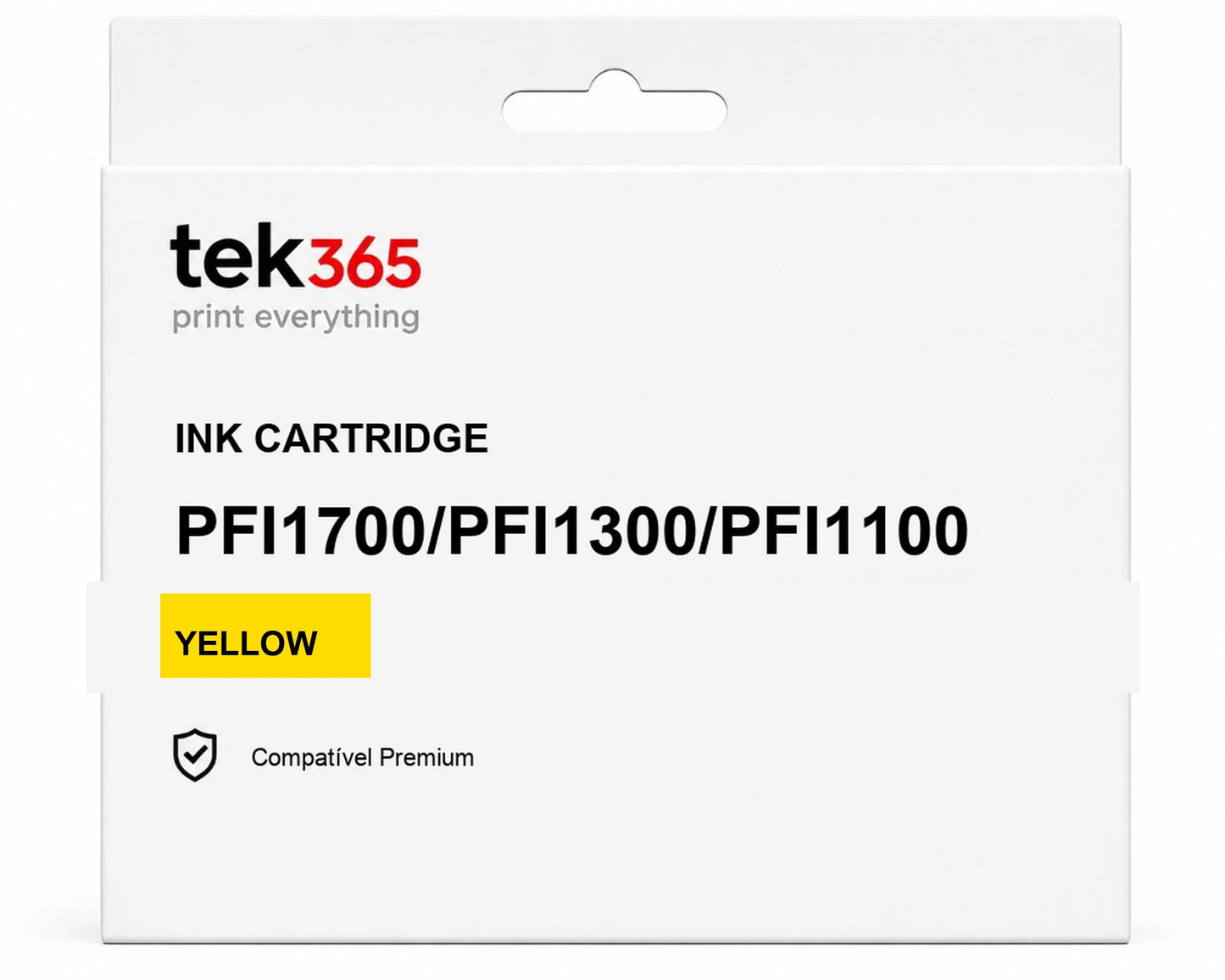 Cartucho de tinta compatível Canon PFI1700/PFI1300/PFI1100 Amarelo