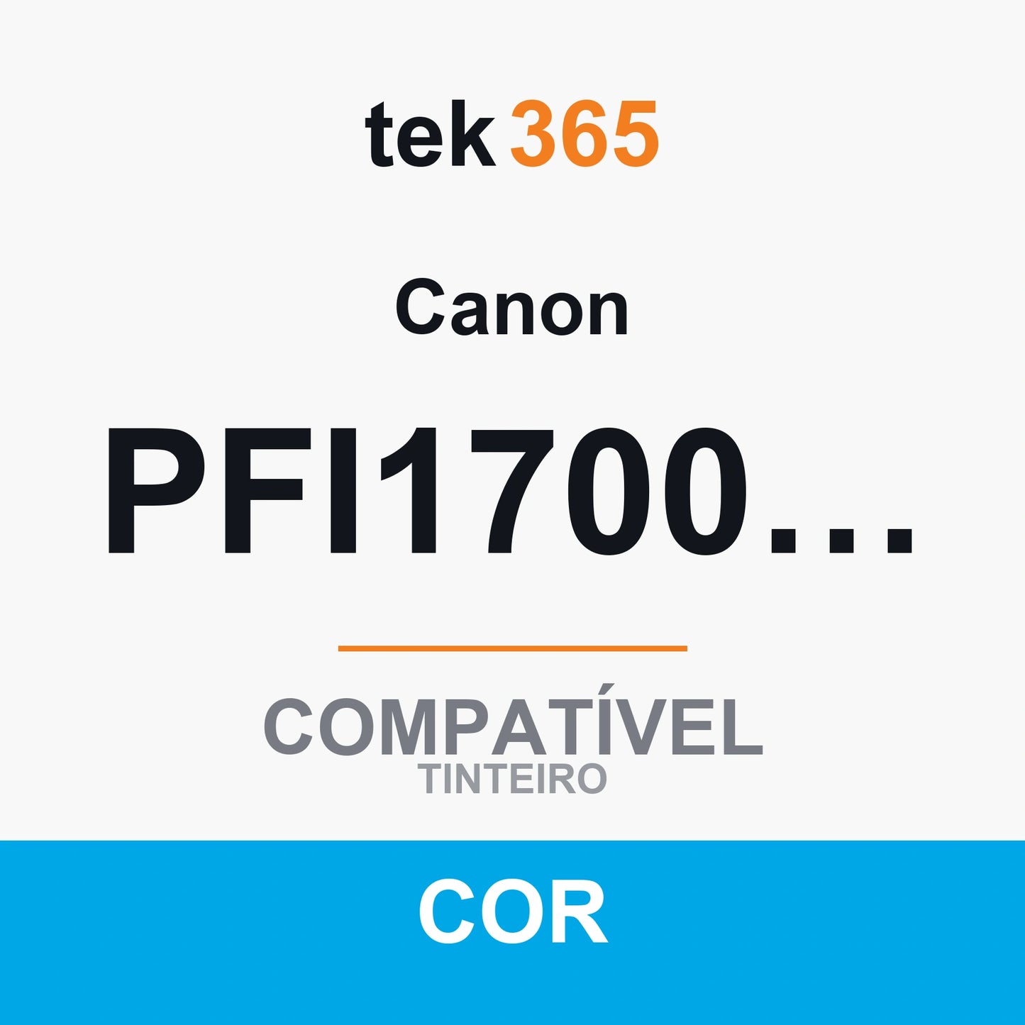Cartucho de tinta original Canon PFI1100 Ciano