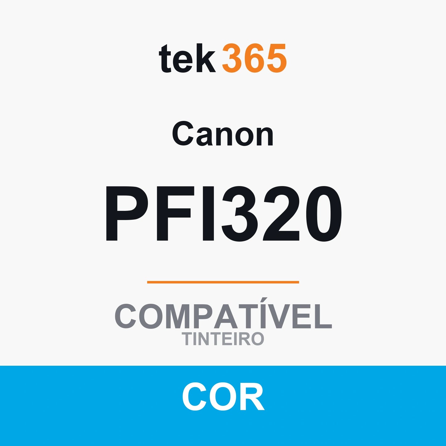 Cartucho de tinta original Canon PFI320 Ciano
