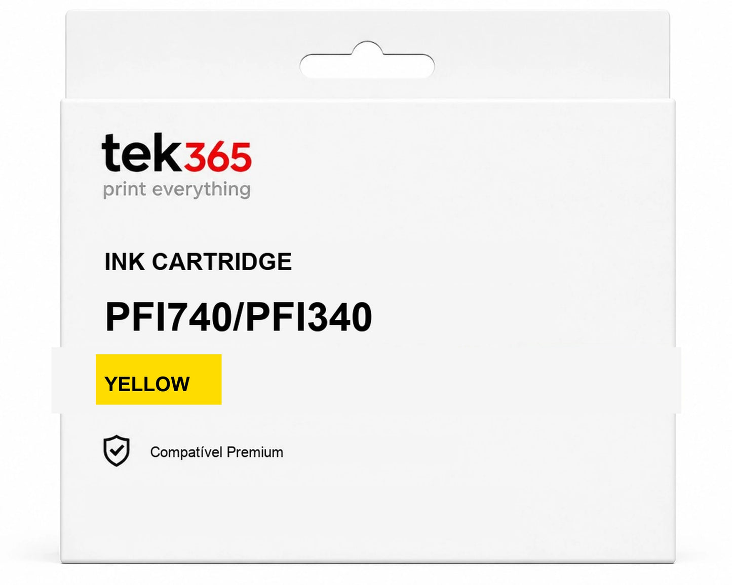 Cartucho de Tinta Compativel Canon PFI740/PFI340 Amarelo