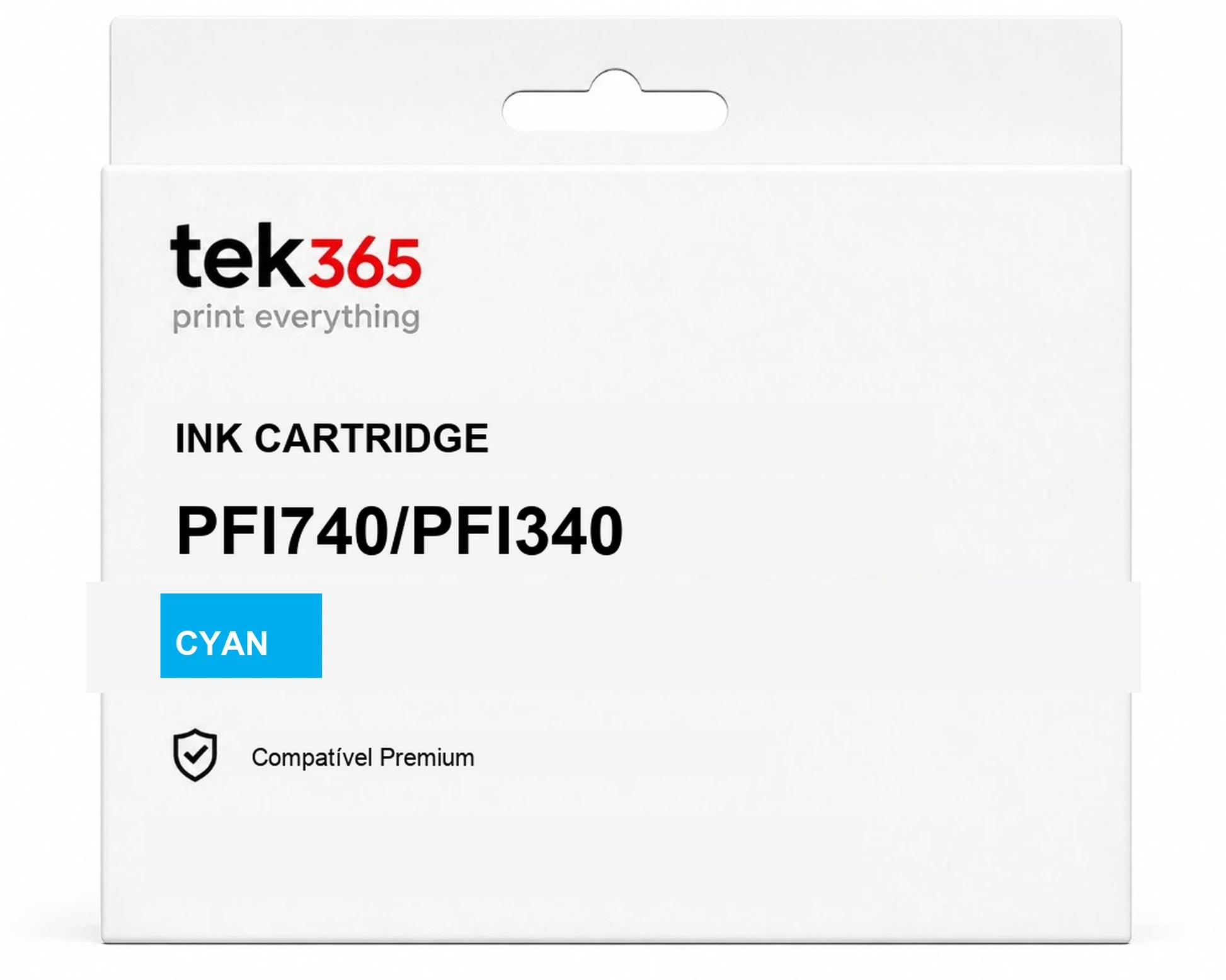 Cartucho de Tinta Compativel Canon PFI740/PFI340 Ciano