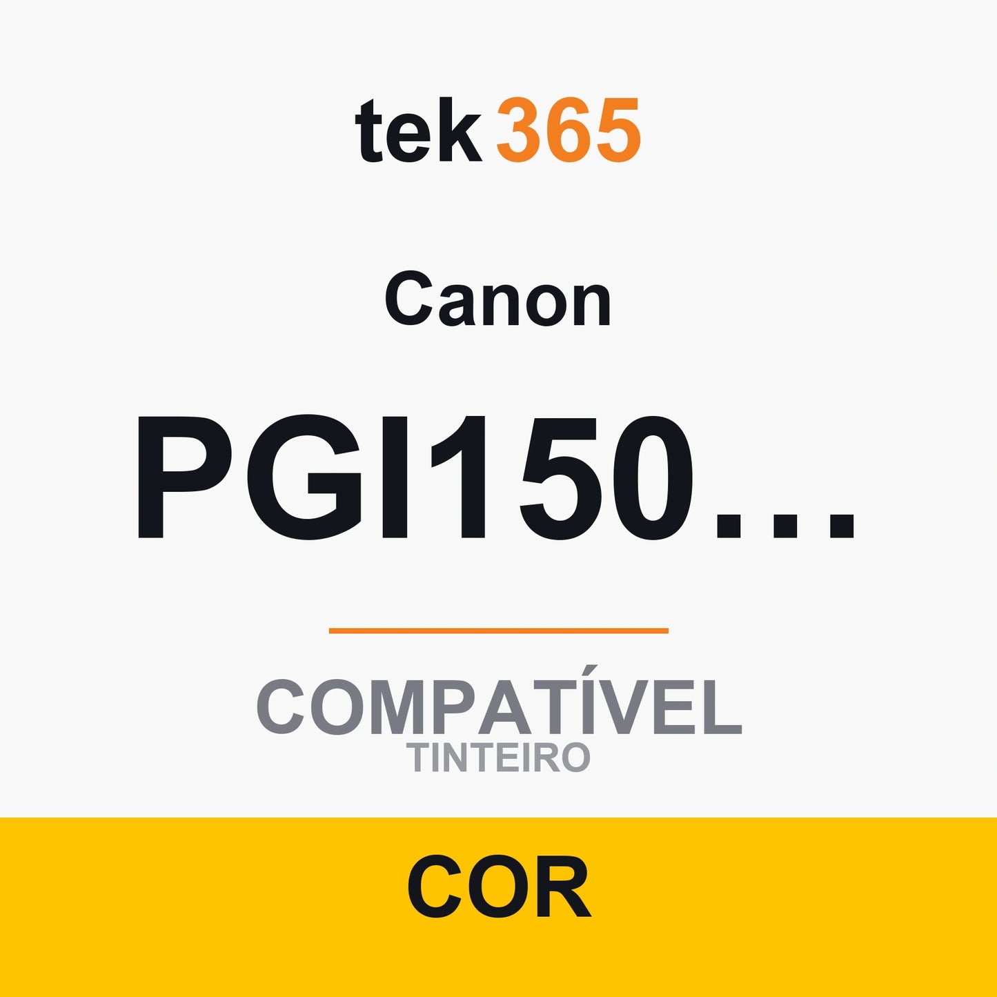 Cartucho de tinta original Canon PGI1500XL Amarelo