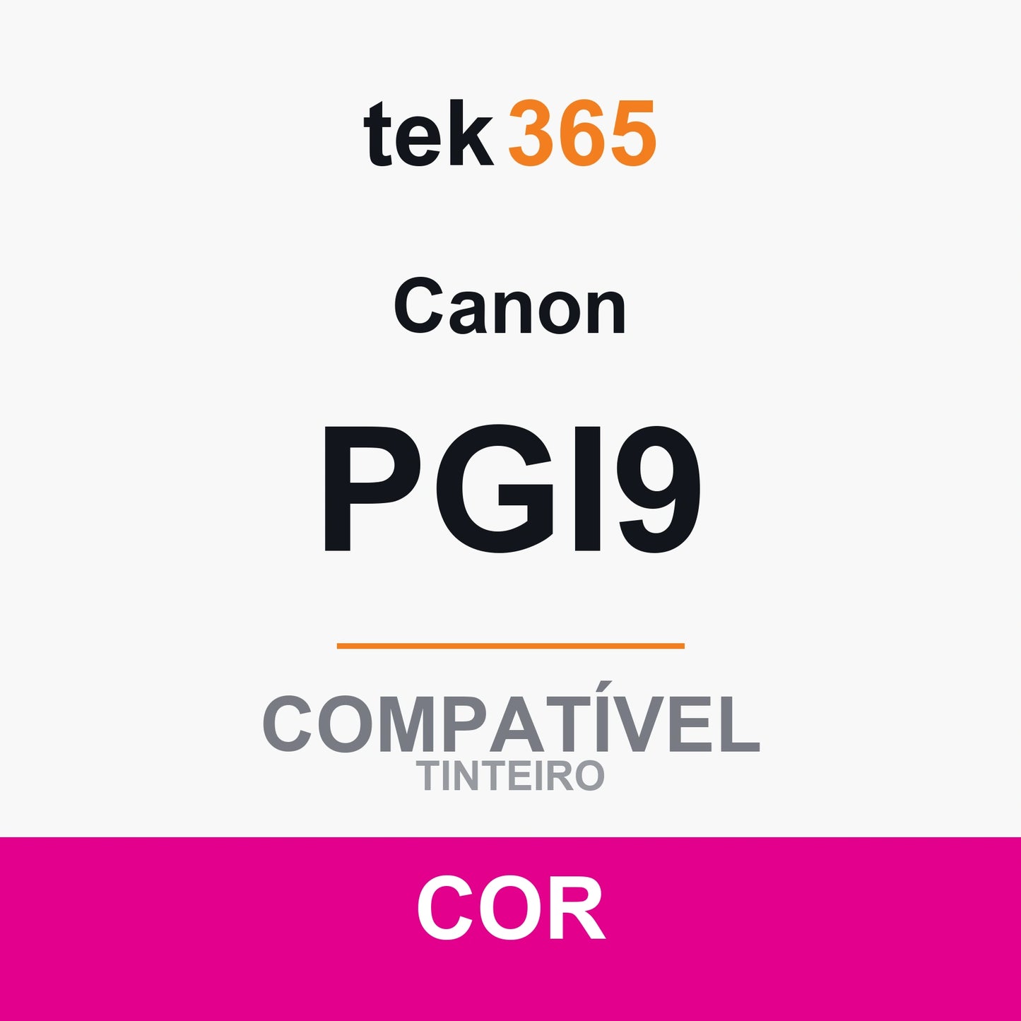 Cartucho de Tinta Compativel Canon PGI9 Magenta