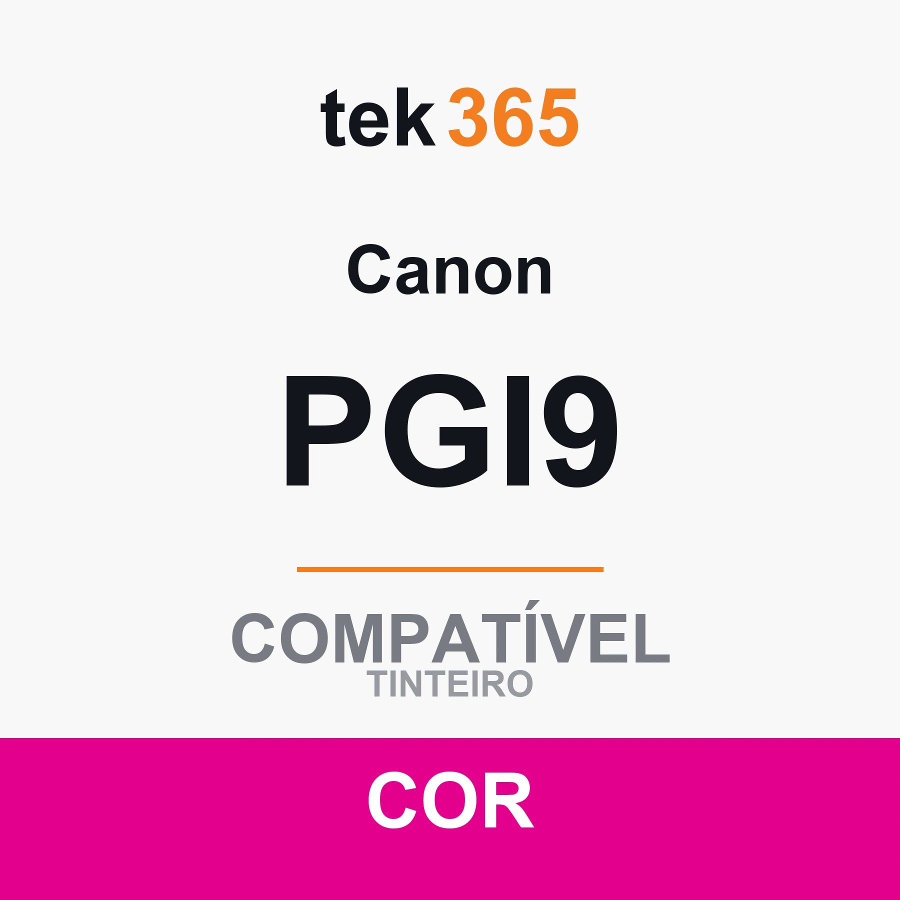 Cartucho de Tinta Compativel Canon PGI9 Magenta