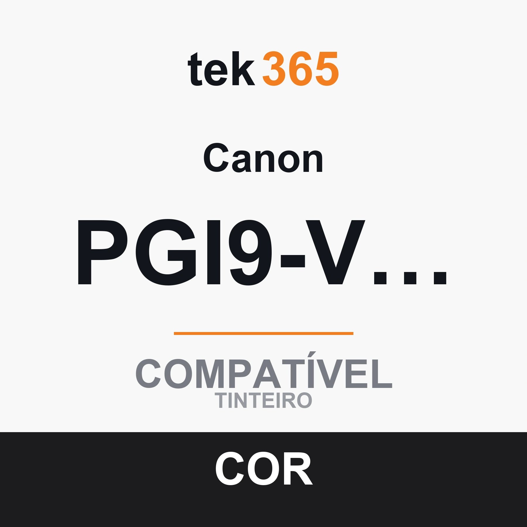 Cartucho de Tinta Compativel Canon PGI9-VERMELHO Preto