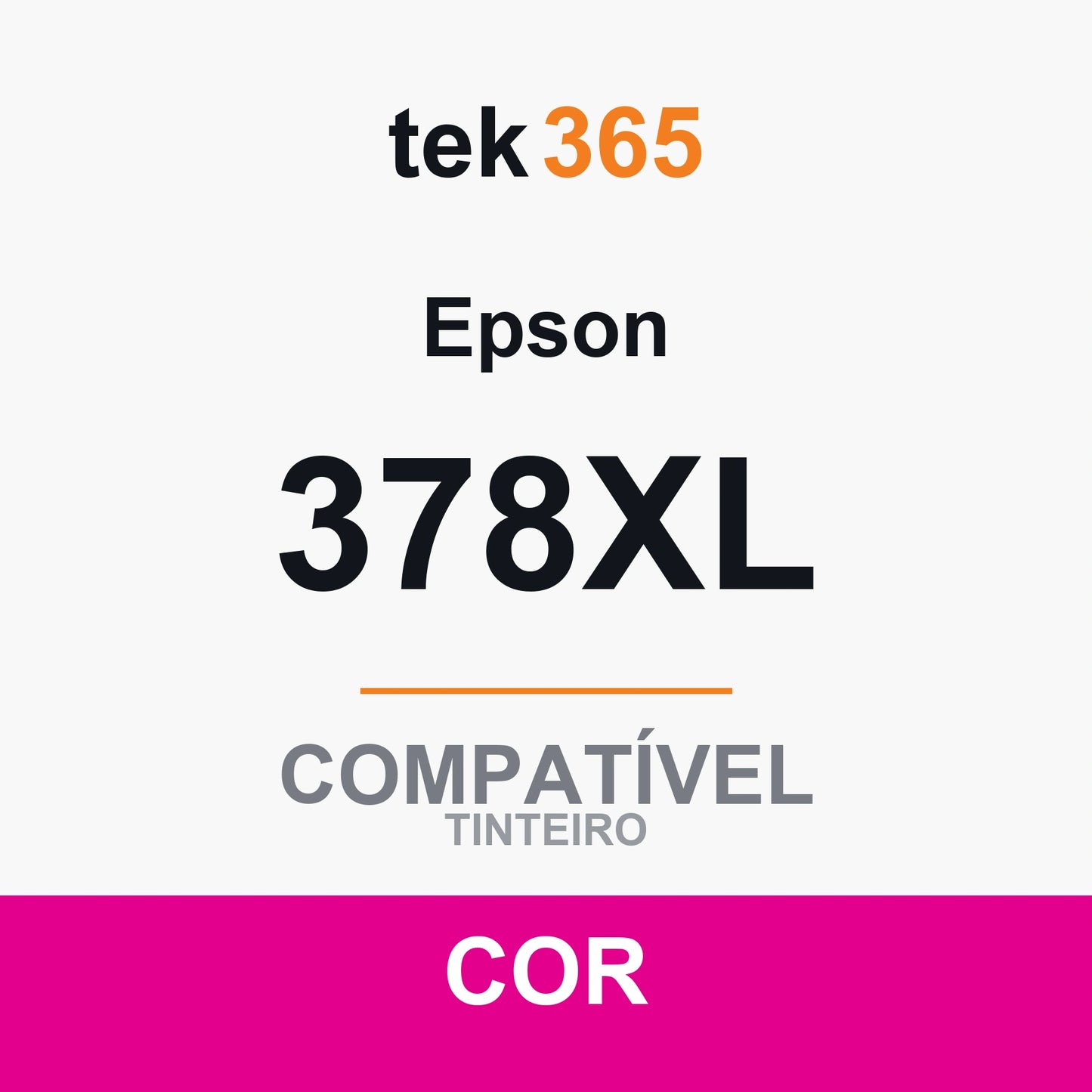 Cartucho de Tinta Compativel Epson 378XL Magenta
