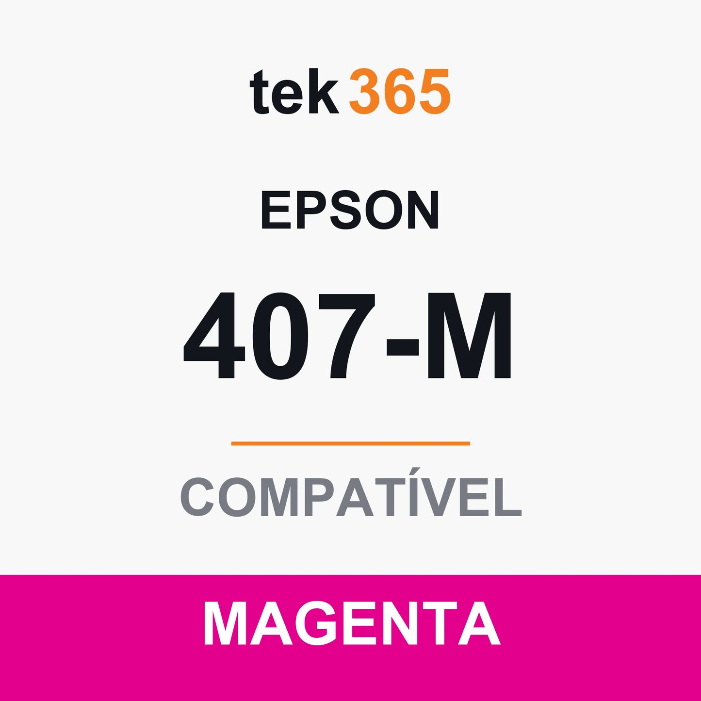 Cartucho de Tinta Compativel Epson 407-M-MAGENTA Magenta