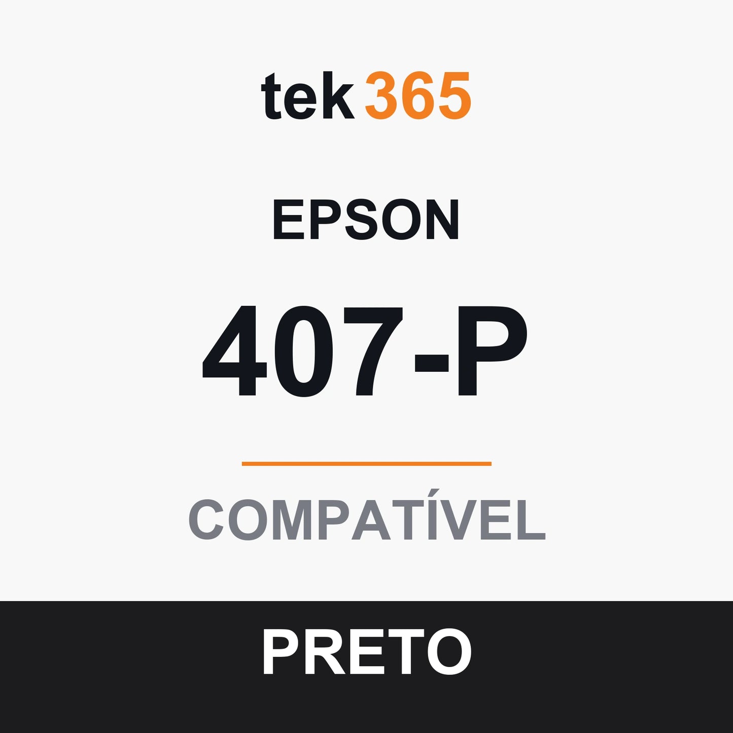 Cartucho de Tinta Compativel Epson 407-P-BLACK Preto