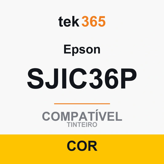Cartucho de tinta original Epson SJIC36P Amarelo