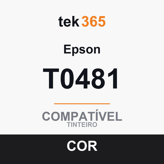 Cartucho de Tinta Compativel Epson T0481 Preto