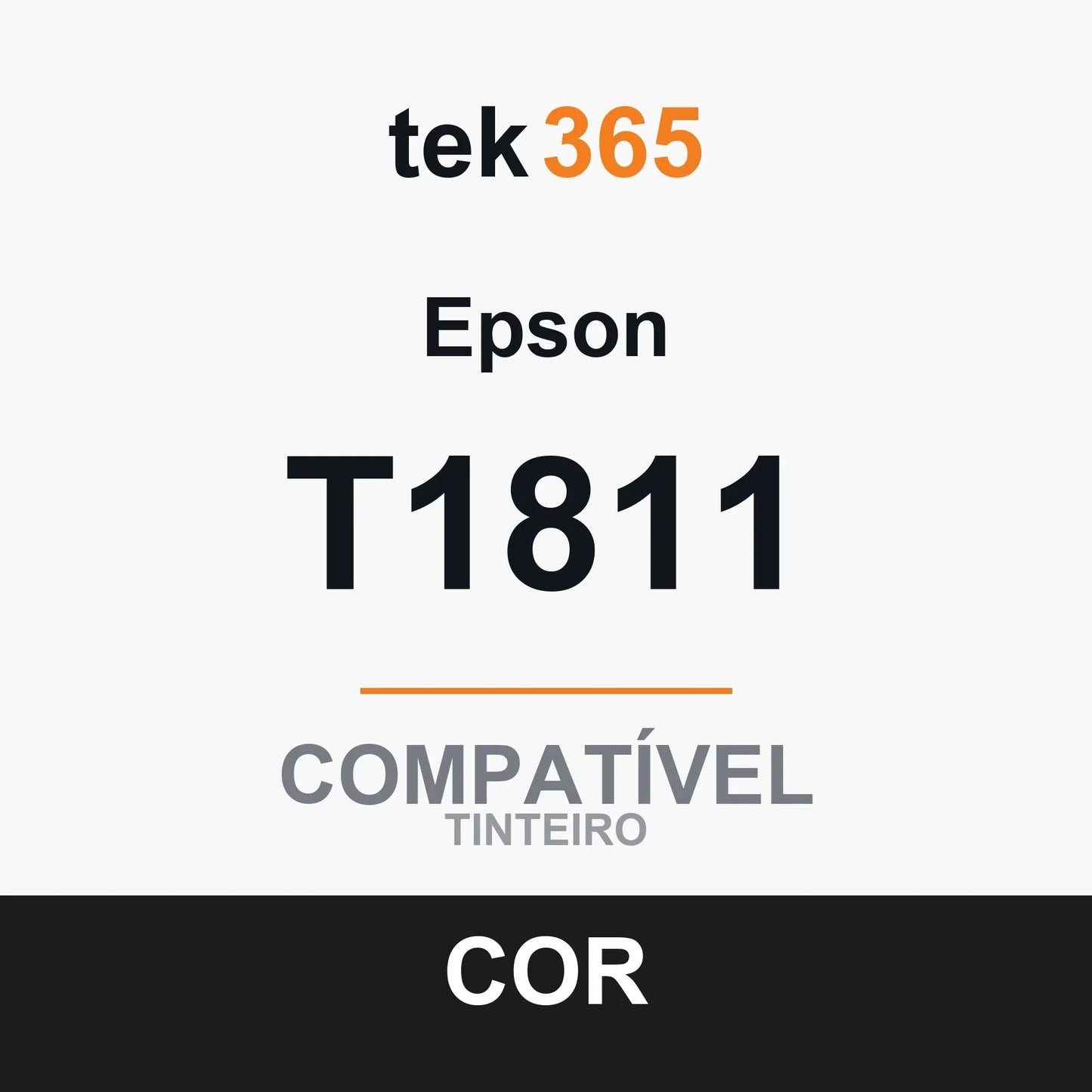 Cartucho de tinta original Epson T1811 (18XL) Preto