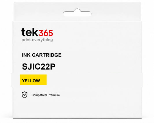 Tinteiro compatível Epson SJIC22P Amarelo