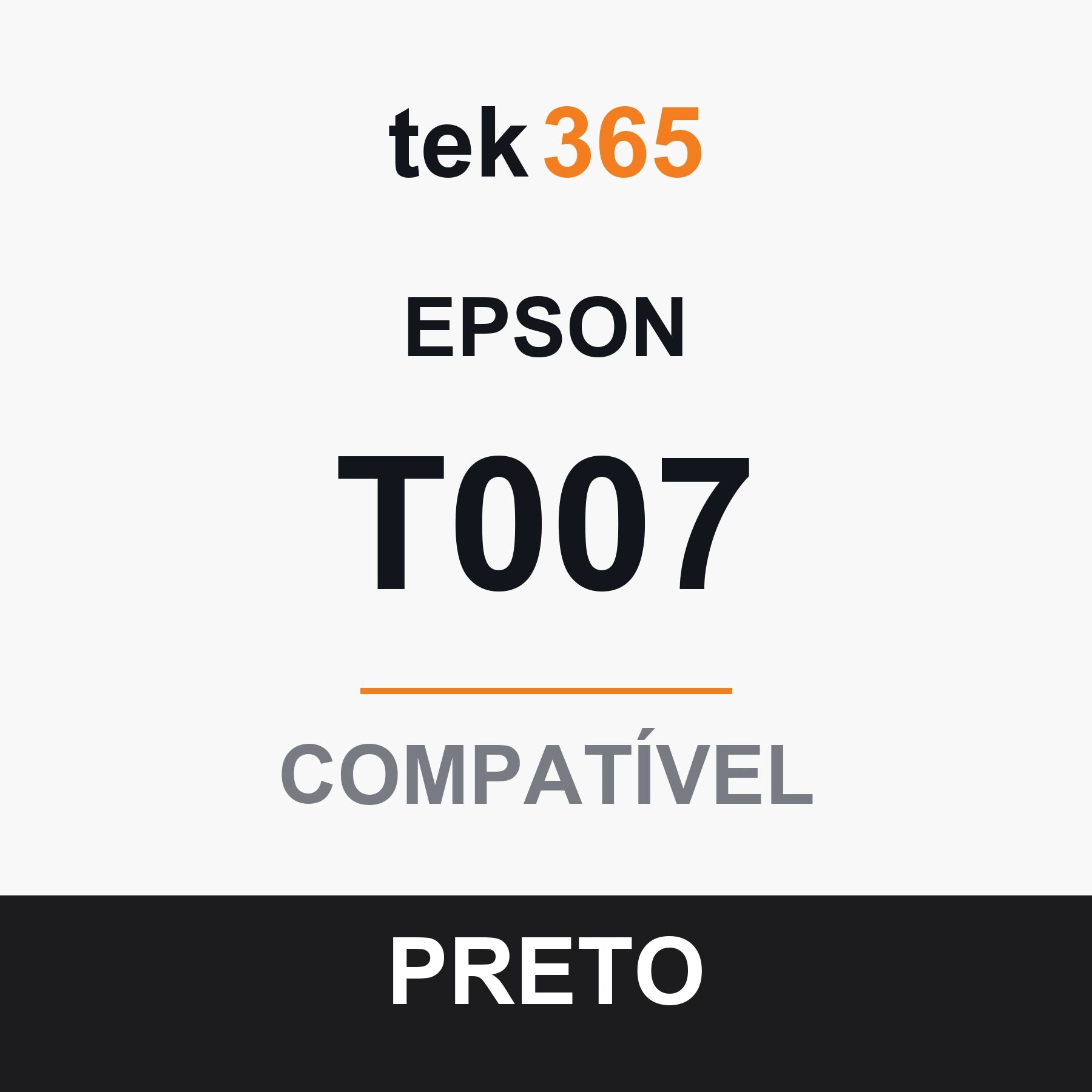 Cartucho de Tinta Compativel Epson T007-BLACK Preto