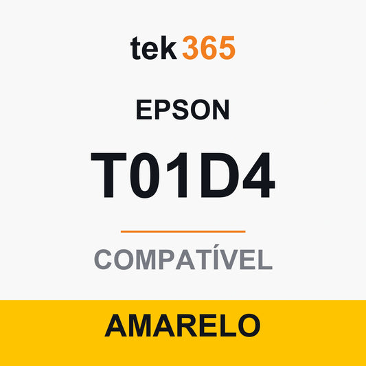 Cartucho de Tinta Compativel Epson T01D4-YELLOW Amarelo