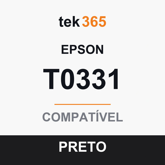 Cartucho de Tinta Compativel Epson T0331-BLACK Preto