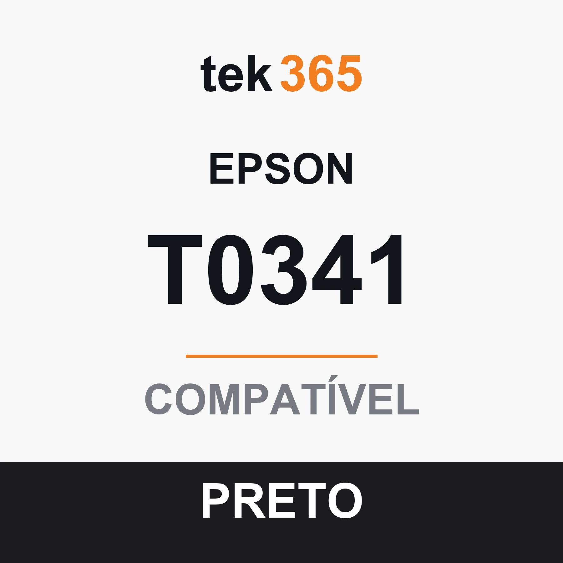 Cartucho de Tinta Compativel Epson T0341-BLACK Preto