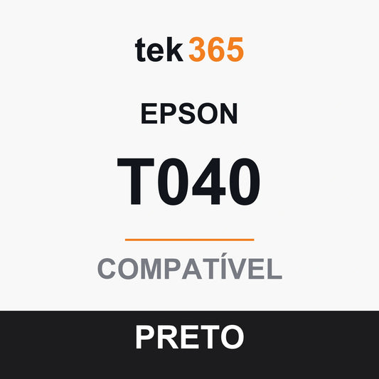 Cartucho de Tinta Compativel Epson T040-BLACK Preto