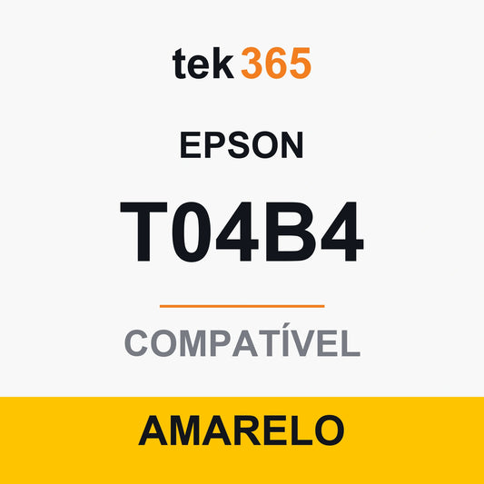 Cartucho de Tinta Compativel Epson T04B4-YELLOW Amarelo