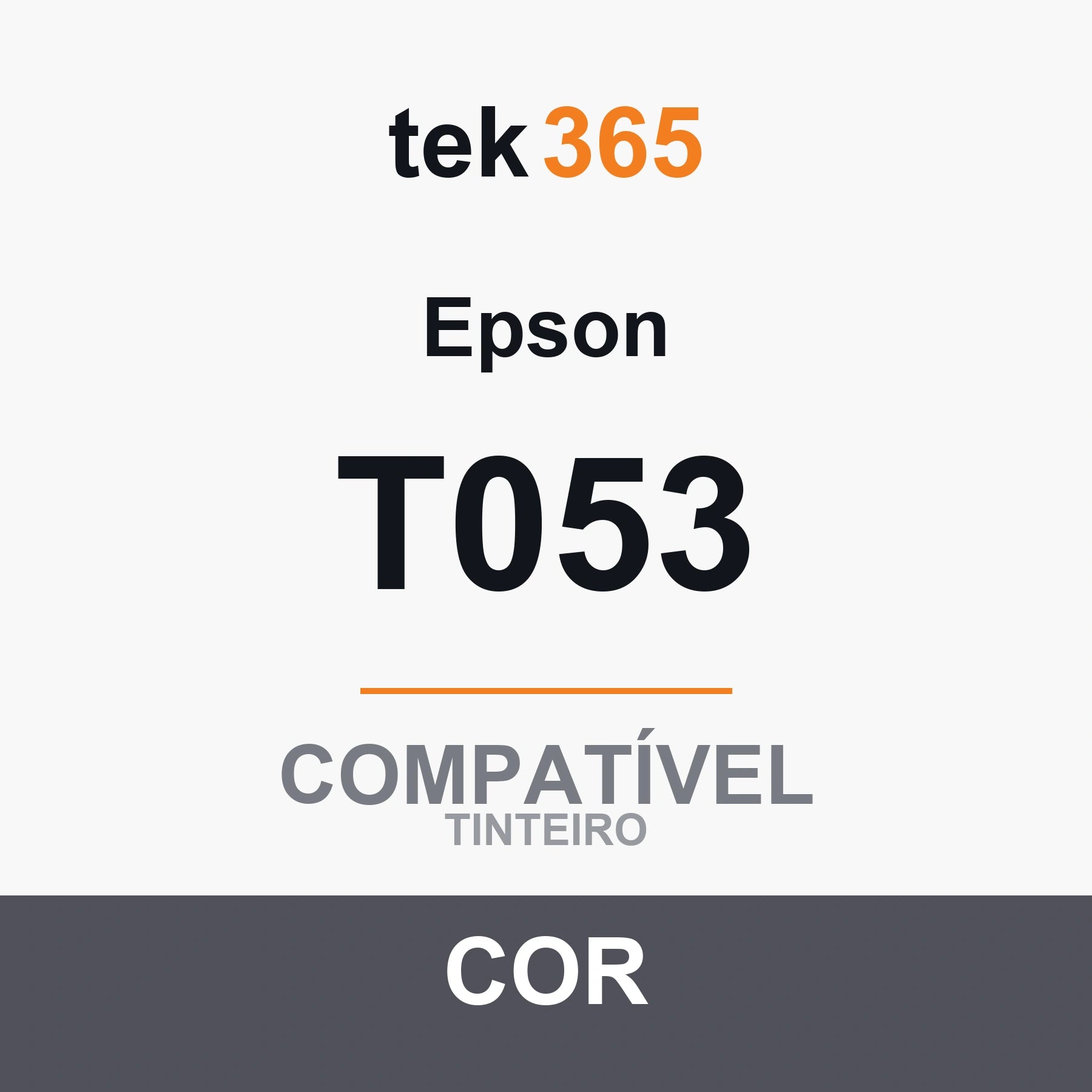 Cartucho de Tinta Compativel Epson T053 Preto
