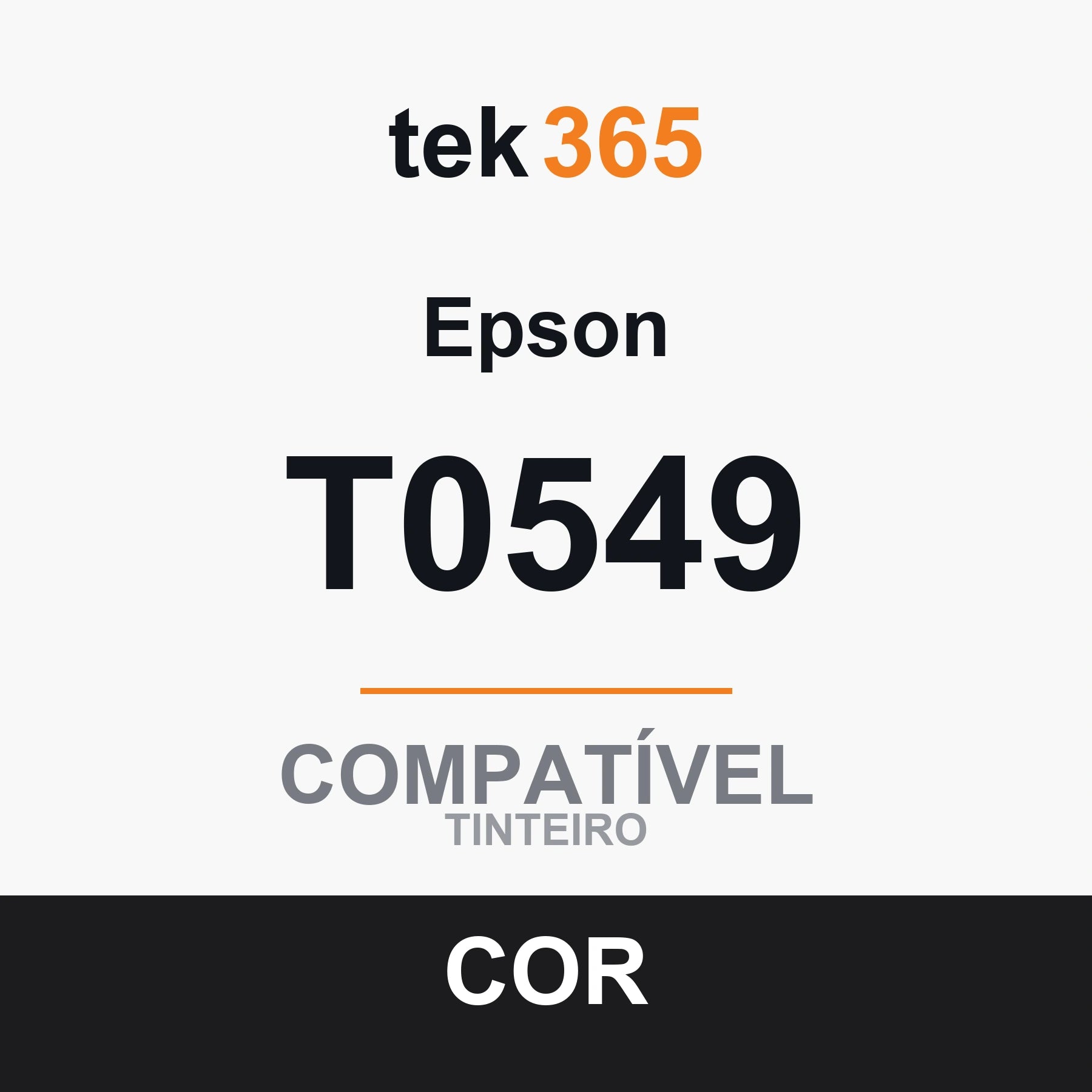 Cartucho de Tinta Compativel Epson T0549 Preto