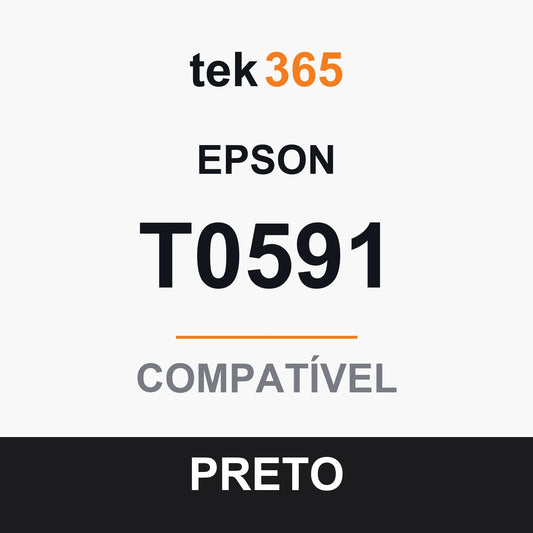 Cartucho de Tinta Compativel Epson T0591-BLACK Preto
