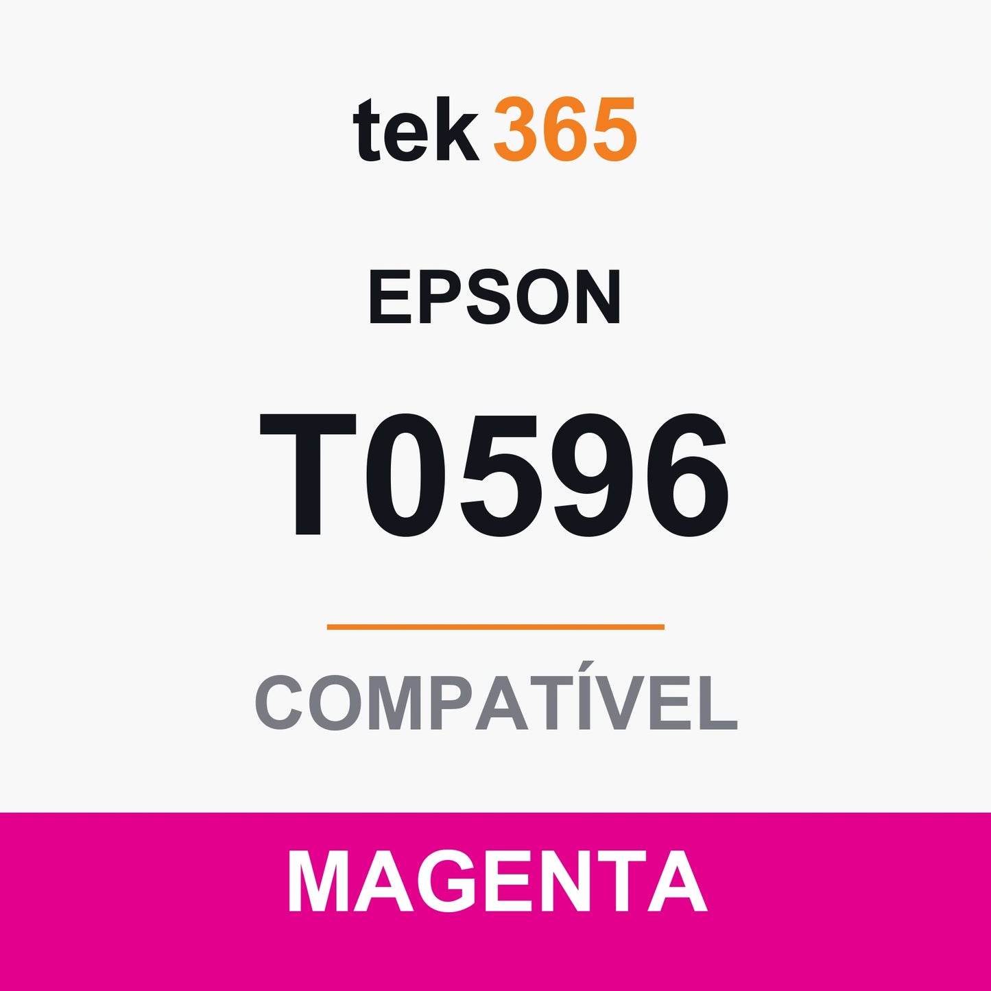 Cartucho de Tinta Compativel Epson T0596-MAGENTA Magenta